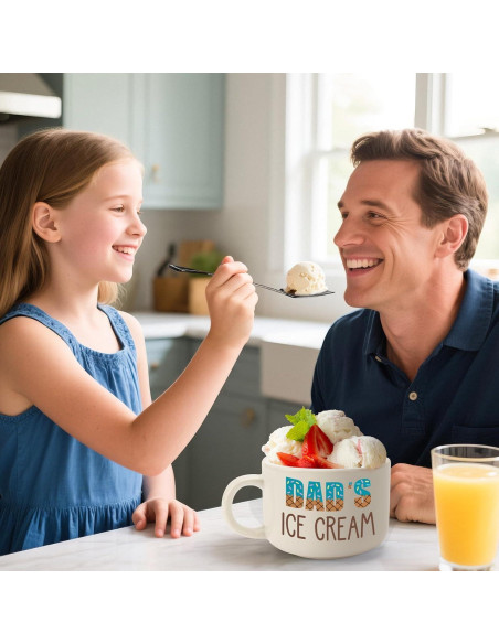 Set de Tazón de Helado y Pala YUEYUQIU para Papá 600ml