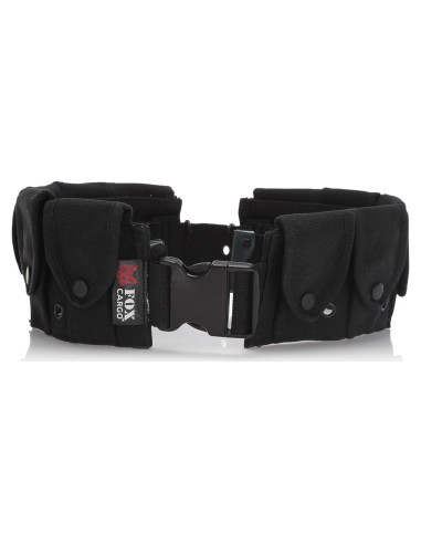 Cinturón Militar Ajustable Fox Outdoor 147 cm Negro