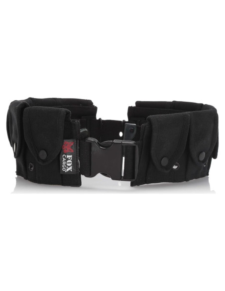 Cinturón Militar Ajustable Fox Outdoor 147 cm Negro
