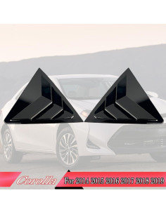 Louvers Ventanas Laterales MUXEE para Toyota Corolla 2014-2019 2