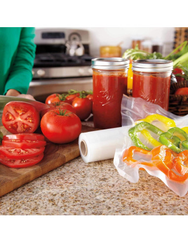 Bolsas de Sellado al Vacío FoodSaver Multipack 5 Rollos 20.32x50.8cm y 27.94x40.64cm