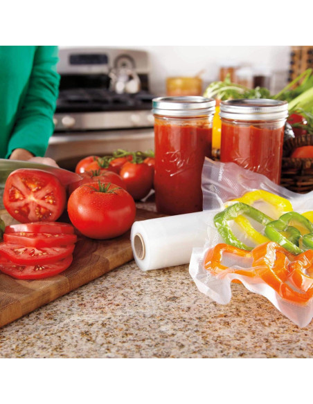Bolsas de Sellado al Vacío FoodSaver Multipack 5 Rollos 20.32x50.8cm y 27.94x40.64cm