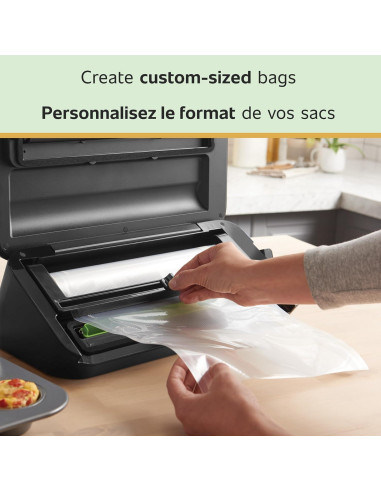 Bolsas de Sellado al Vacío FoodSaver Multipack 5 Rollos 20.32x50.8cm y 27.94x40.64cm