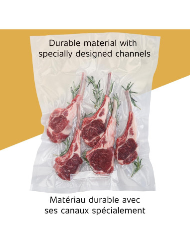 Bolsas de Sellado al Vacío FoodSaver Multipack 5 Rollos 20.32x50.8cm y 27.94x40.64cm