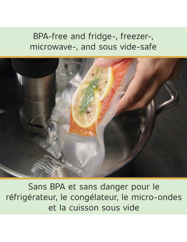 Bolsas de Sellado al Vacío FoodSaver Multipack 5 Rollos 20.32x50.8cm y 27.94x40.64cm