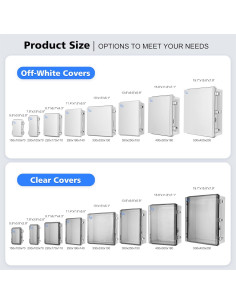 Caja de Conexiones Exterior RTHIEAI IP67 150x100x70mm Plástico ABS 2