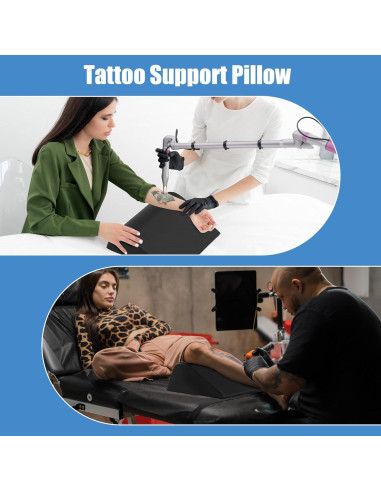 Almohada Cuña HOMBYS para Piernas y Rodillas - Espuma PU Negra