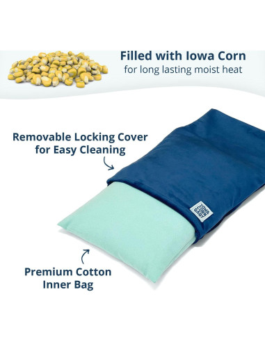 Almohadilla Térmica de Microondas Iowa Corn Baby 25.4x17.8cm