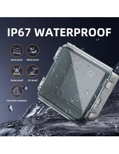 Caja Eléctrica Exterior Joinfworld Nema 4 15.24x15.24 cm IP67 2