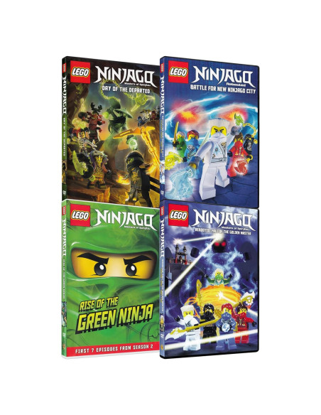 Colección DVD LEGO Ninjago 2 Discos - No Clasificado Colección DVD LEGO Ninjago 2 Discos - No Clasificado