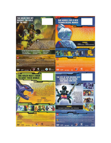 Colección DVD LEGO Ninjago 2 Discos - No Clasificado