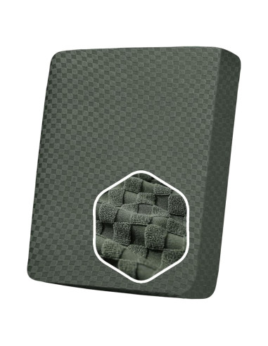 Funda de Cojín YEMYHOM Verde Militar A Cuadros 76x76 cm