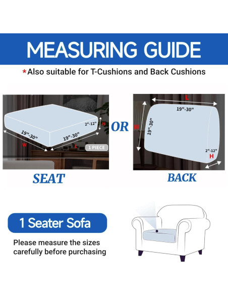 Funda de Cojín YEMYHOM Verde Militar A Cuadros 76x76 cm