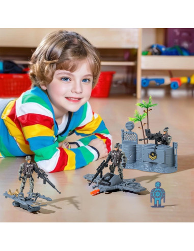 Conjunto de Figuras de Soldados Militares Wbzle 12PCS