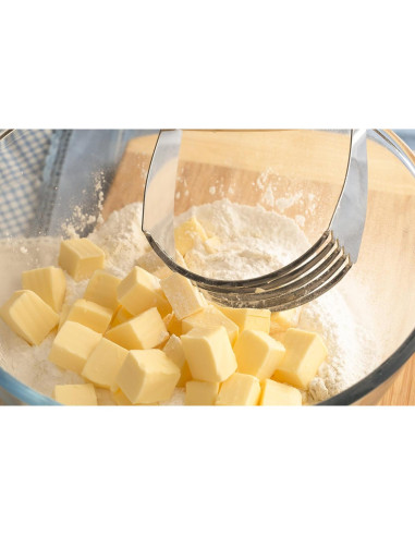 Mezclador de Masa Mrs. Anderson, Acero Inoxidable, 5 Cuchillas