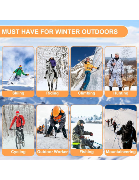 Calentadores de pies desechables WOTING 10 pares 24.9x8.4cm