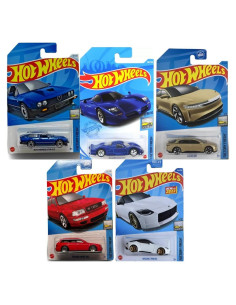 Hot Wheels Paquete de 5 Autos de Metal Fundido Aleatorios