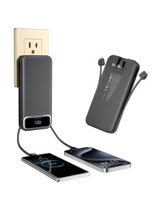 Cargador Portátil Power Bank 12000mAh USB-C Carga Rápida