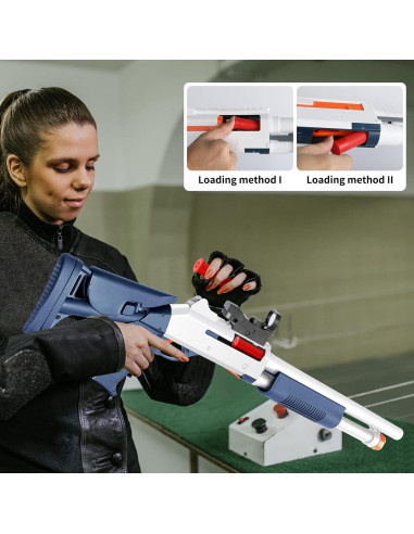 Pistola de Juguete Blaster de Espuma Ouzhimanxing 76 cm Azul