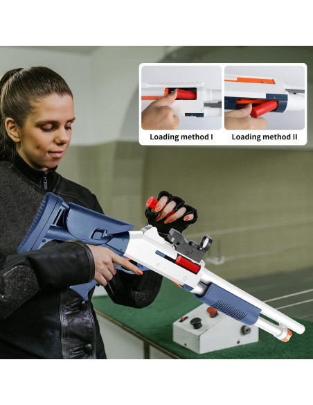 Pistola de Juguete Blaster de Espuma Ouzhimanxing 76 cm Azul