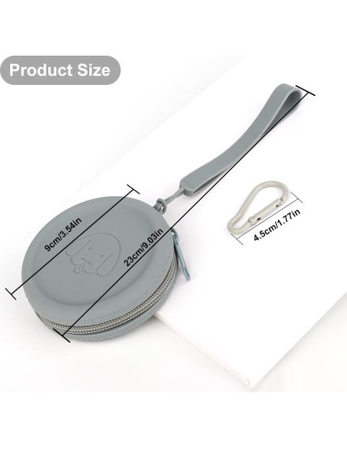 Bolsita de Silicona para Golosinas de Perro WALLFID - 2 Piezas