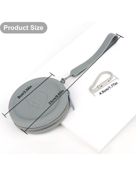 Bolsita de Silicona para Golosinas de Perro WALLFID - 2 Piezas