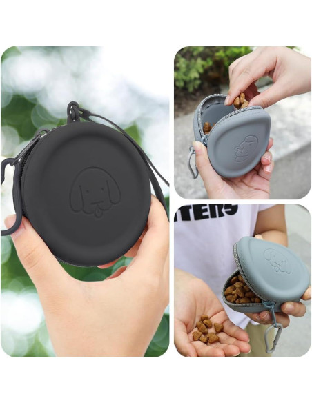 Bolsita de Silicona para Golosinas de Perro WALLFID - 2 Piezas