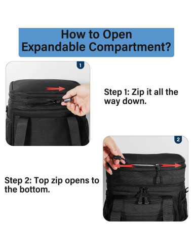 Caja de Almuerzo Táctica TENKIST 16L con Bandera Americana