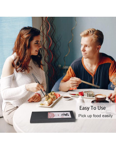 Palillos de Acero Inoxidable Reutilizables Multicolor 23.5 cm 2