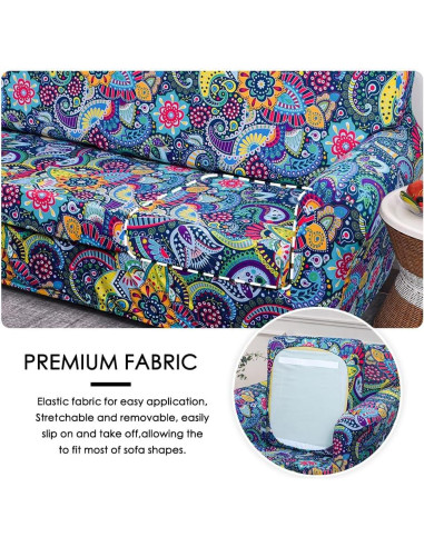 Funda de Sillón Forcheer 2 Piezas Estilo Bohemio Lavable