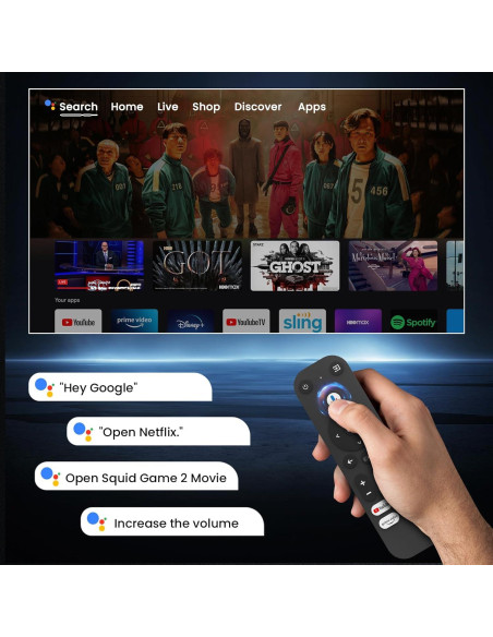 Proyector HOMPOW HD 4K con WiFi y Bluetooth, 1.91 kg