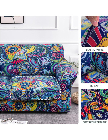 Funda de Sillón Forcheer 2 Piezas Estilo Bohemio Lavable