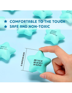 Paquete de 100 Pelotas Antiestrés Motivacionales Sotiff - Azul 2