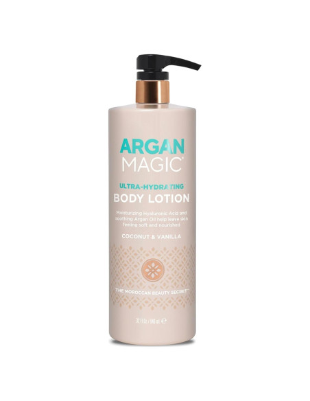 Loción Corporal Hidratante Argan Magic 907 g - Coco y Vainilla