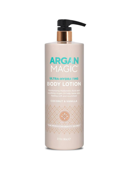 Loción Corporal Hidratante Argan Magic 907 g - Coco y Vainilla