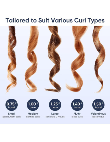 Plancha de Rizar Profesional Ryanboo 0.75" Negra 5 Temperaturas