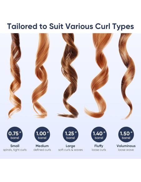 Plancha de Rizar Profesional Ryanboo 0.75" Negra 5 Temperaturas