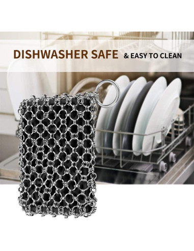 Limpiador de Sartén de Hierro Fundido Herda 316L Grande 10.9cm