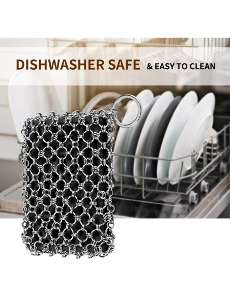 Limpiador de Sartén de Hierro Fundido Herda 316L Grande 10.9cm