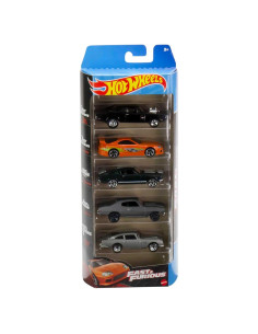 Hot Wheels 5-Pack Coches Rápidos y Furiosos 1:64 Mattel