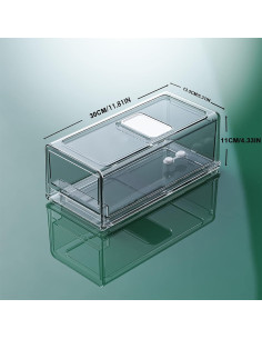 Organizador de Refrigerador YekouMax 2 Pack Cajones Apilables 30 cm 2