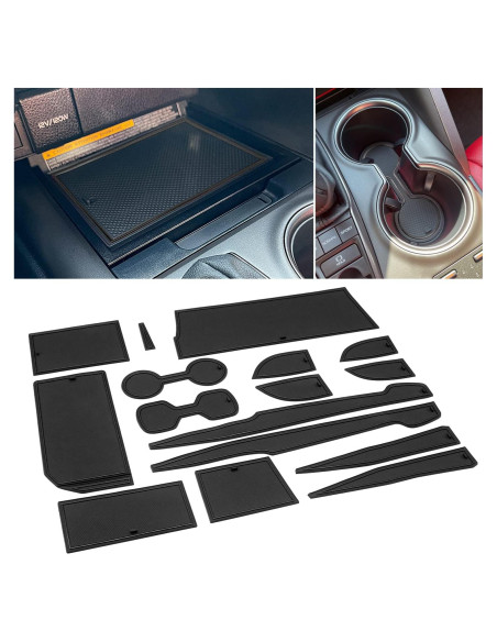 Accesorios Toyota Camry 2018-2024 - Inserto Portavasos Negro