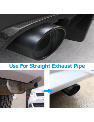 Punta de Escape Acero Inoxidable Moly Magnolia 6.35 cm a 8.38 cm