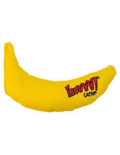 Juguete para Gatos Yeowww! Plátano de Hierba Gatera 17.78 cm