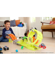 Juego de Pista Hot Wheels Monster Trucks Mattel Skelesaurus 2