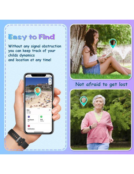 Funda Pulsera Silicona BIQIRE para Galaxy SmartTag 2 - 4 Pack