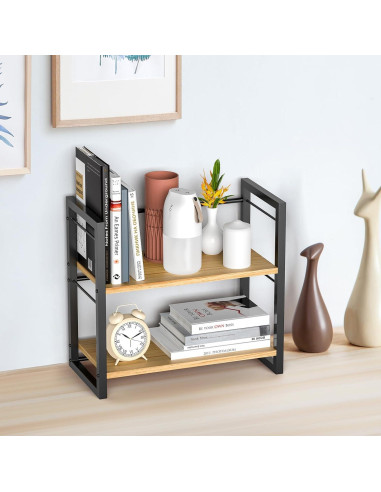 Organizador de Estante de Escritorio ART-GIFTREE Negro 2 Niveles