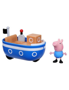 Juguete Barco Pequeño Peppa Pig con Figura de George de 7.5 cm