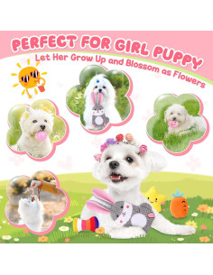 Juguetes para Cachorros Zeaxuie 23 Pack Rosa para Dentición 2