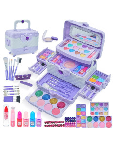 Kit de Maquillaje Lavable para Niñas 5 a 12 Años - Mrabbitoo